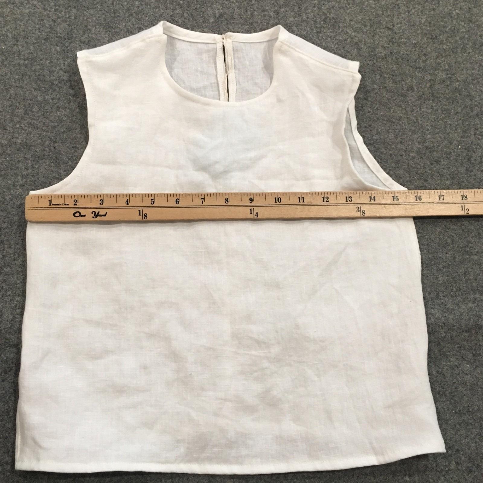 100% Linen Tank Top Girls (7-8)