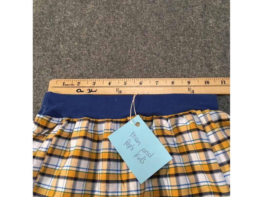 Maxi Cotton Plaid Skirt (6-7)