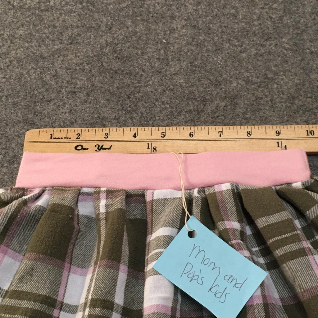 Maxi Flannel Green Skirt (4)