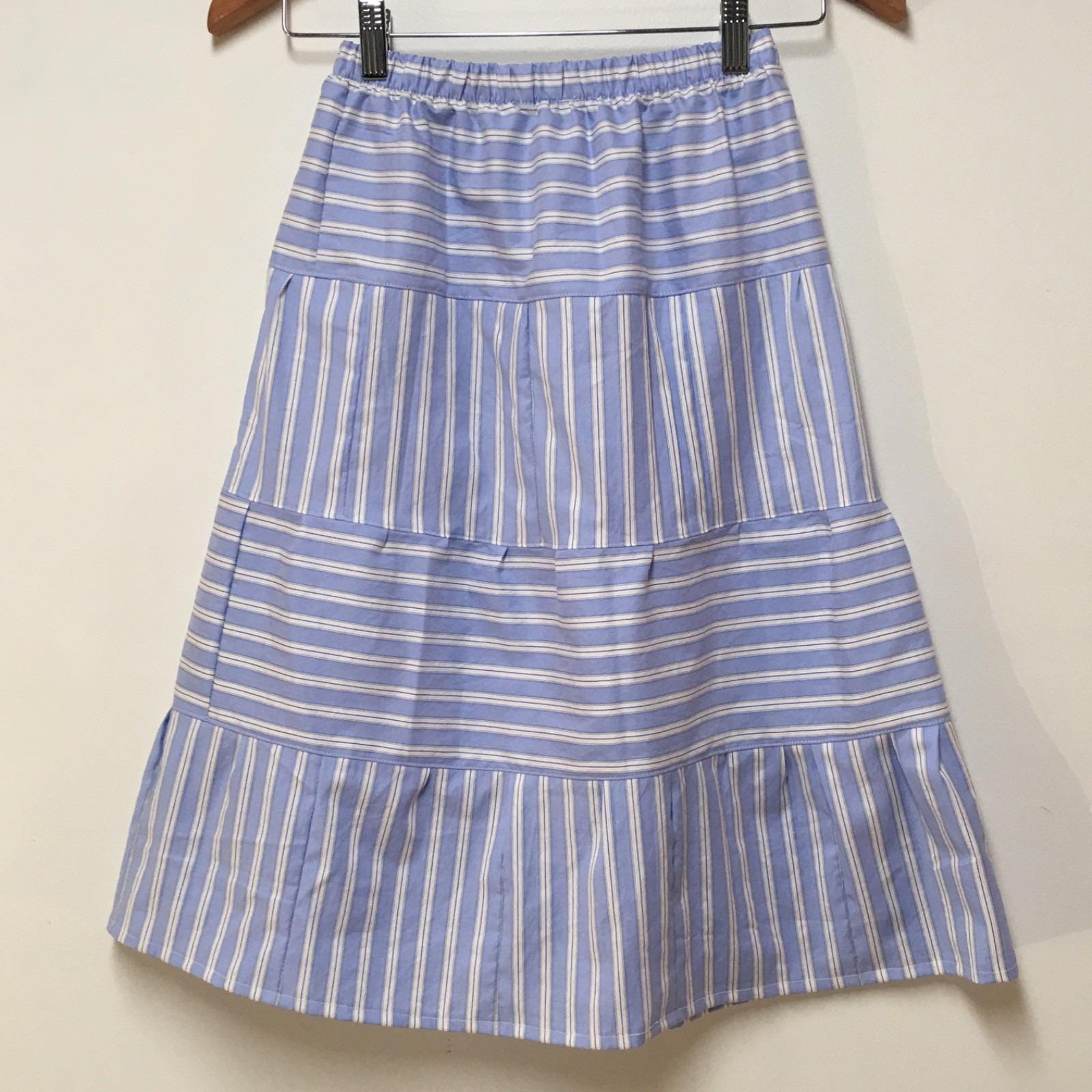 Maxi Cotton Striped Skirt (6)