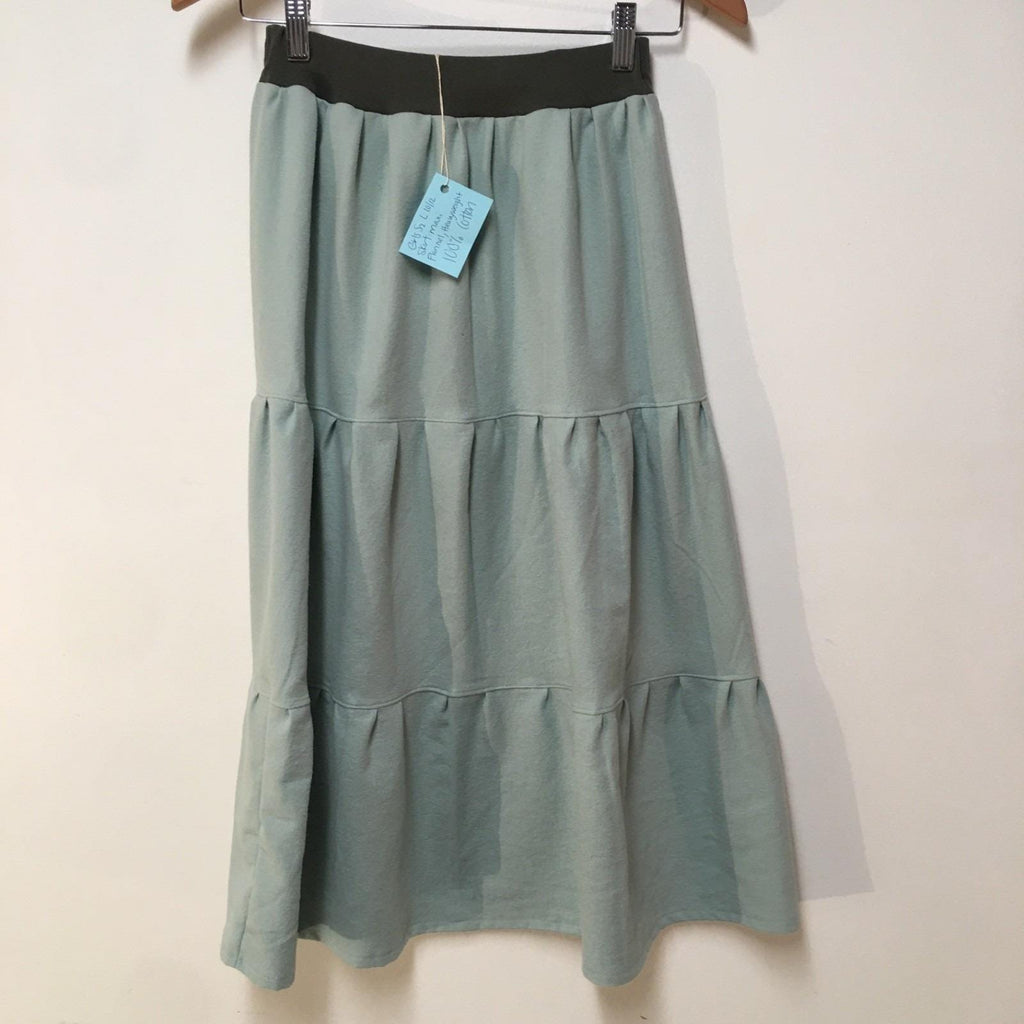 Maxi Flannel Green Skirt (10-12)