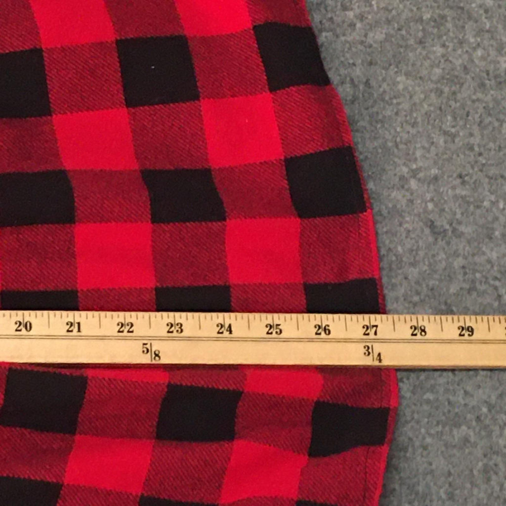 Maxi Flannel Checkered Skirt (8)