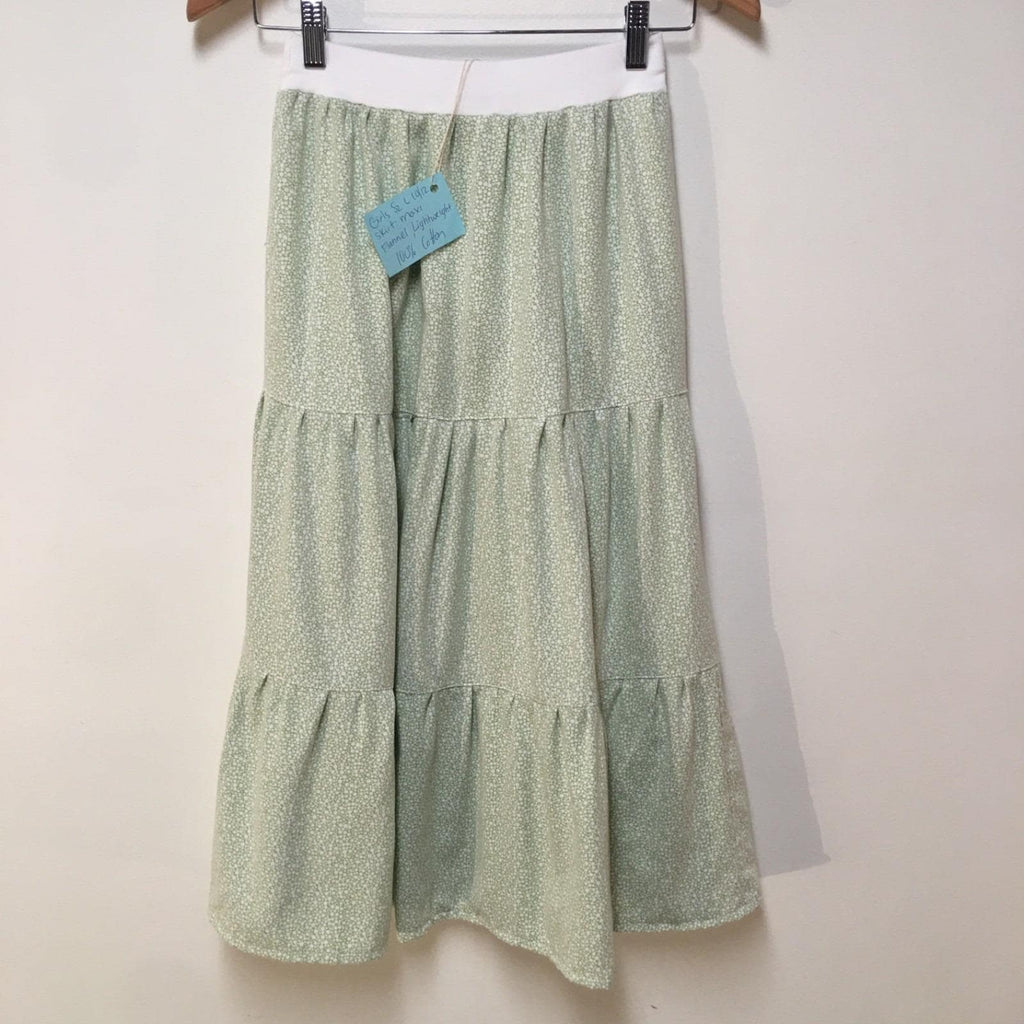 Maxi Flannel Polka Dot Skirt (10-12)