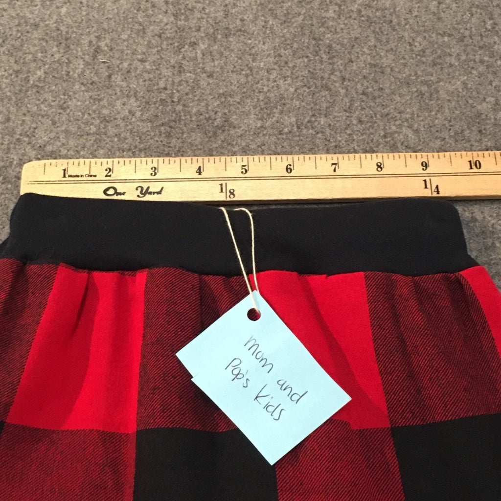 Maxi Flannel Checkered Skirt (2-3)
