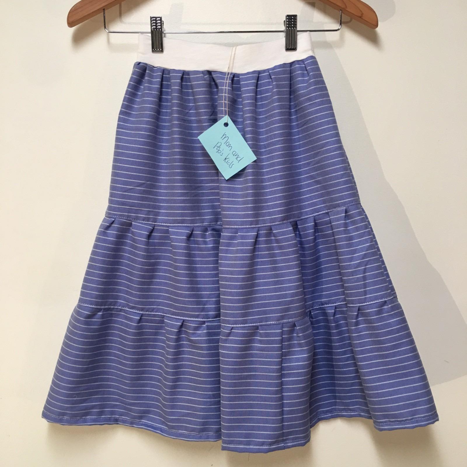 Maxi Cotton Striped Skirt (4-5)