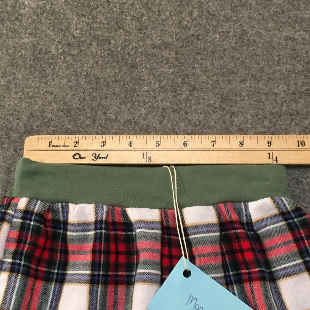 Midi Flannel Plaid Skirt (2-3)