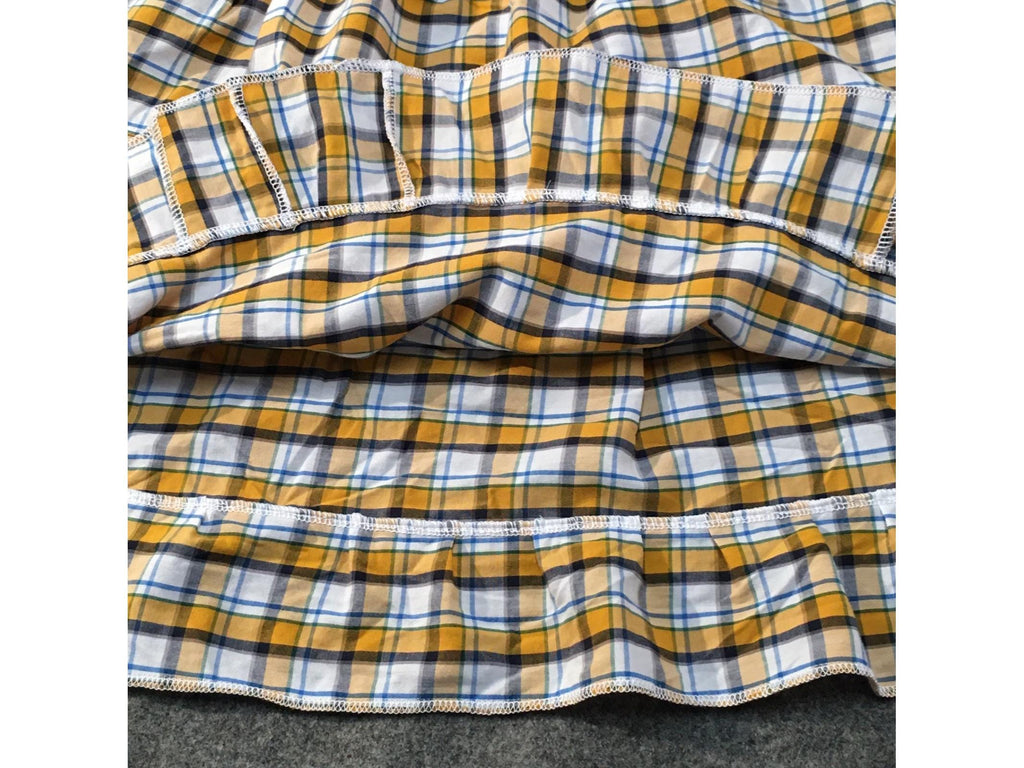 Maxi Cotton Plaid Skirt (6-7)