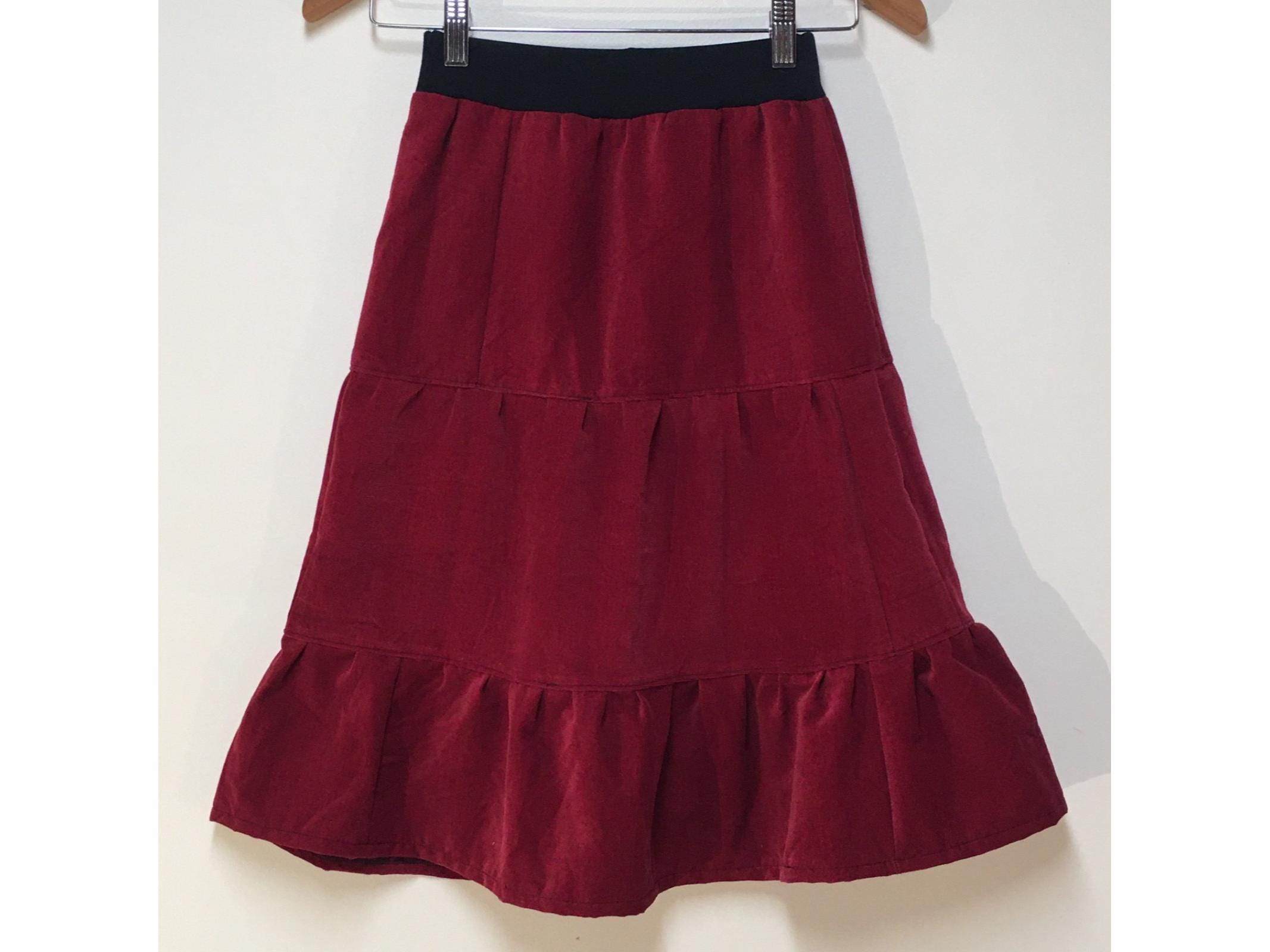 Maxi Cotton Corduroy Skirt (6-7)