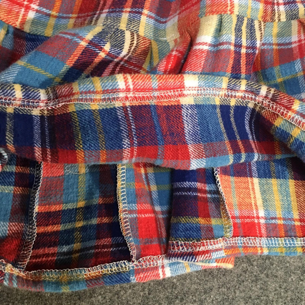 Maxi Flannel Plaid Skirt (2-3)