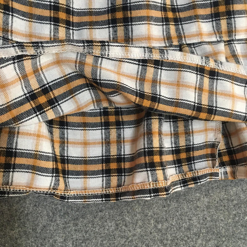 Maxi Flannel Plaid Skirt (5-6)