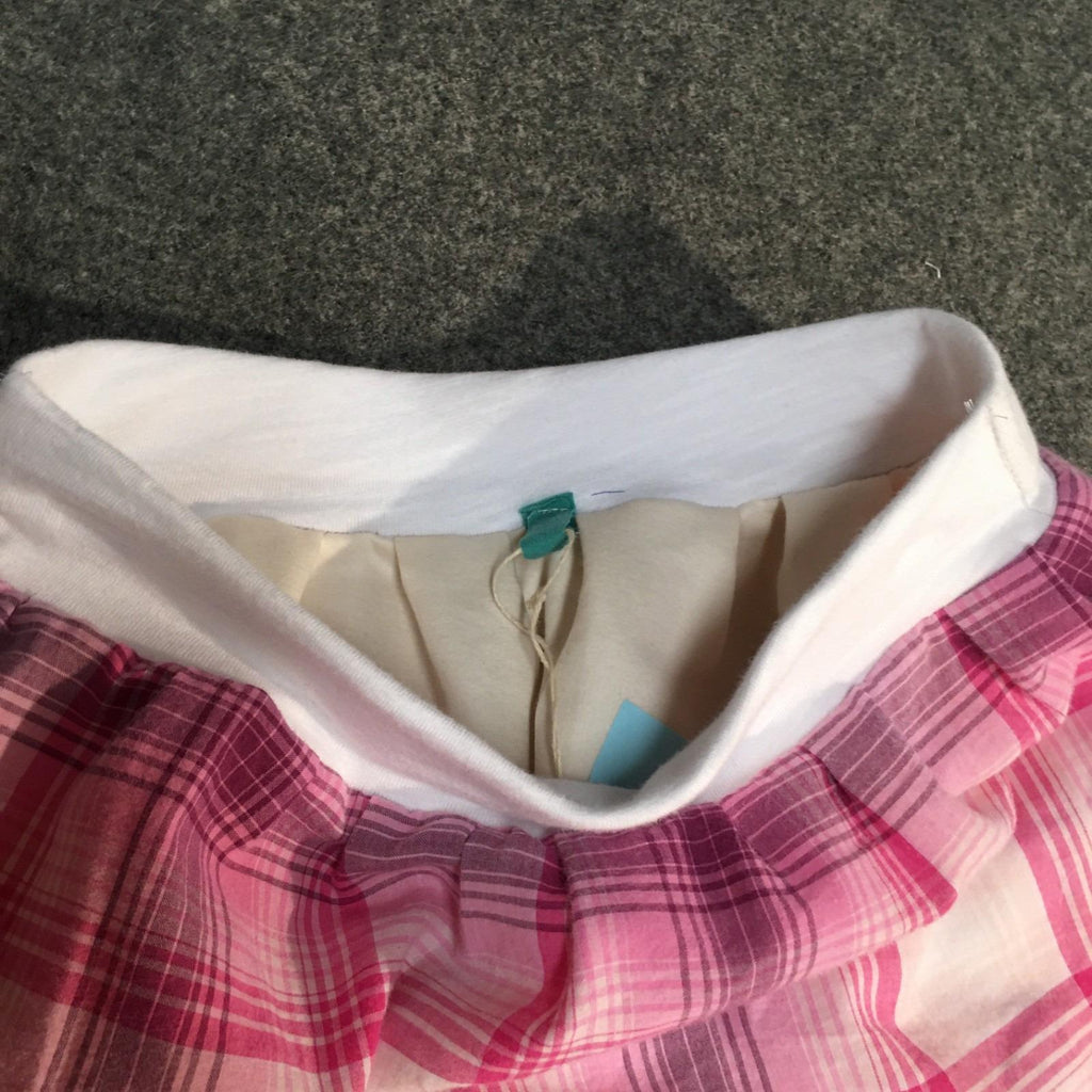 Maxi Cotton Plaid Skirt (4-5)