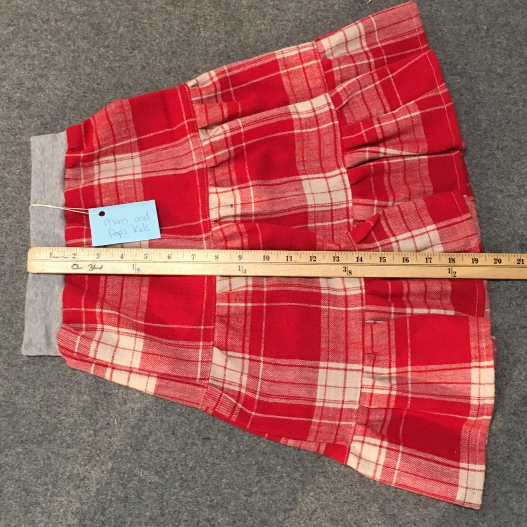 Maxi Flannel Plaid Skirt (2-3)