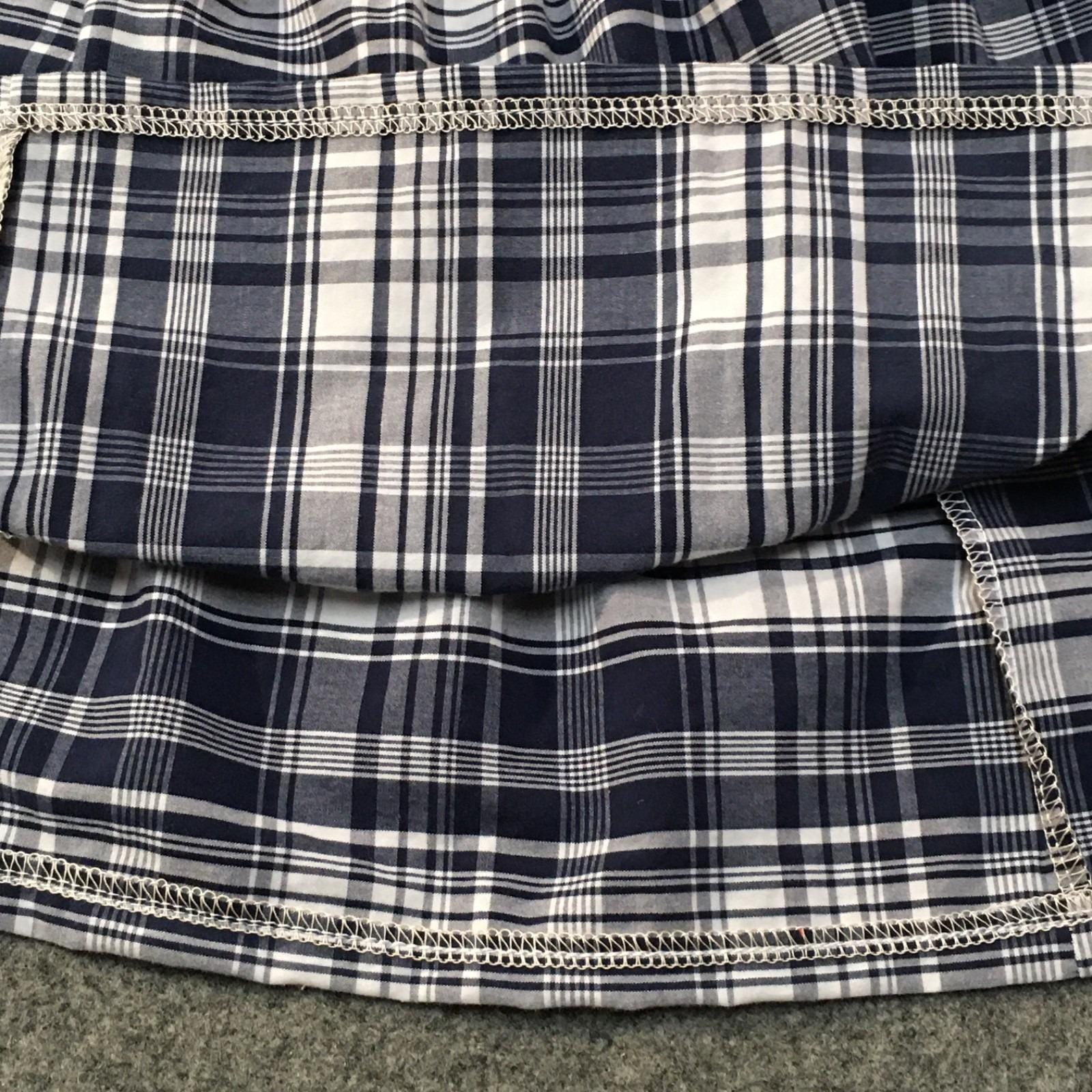 Maxi Cotton Plaid Skirt (2-3)