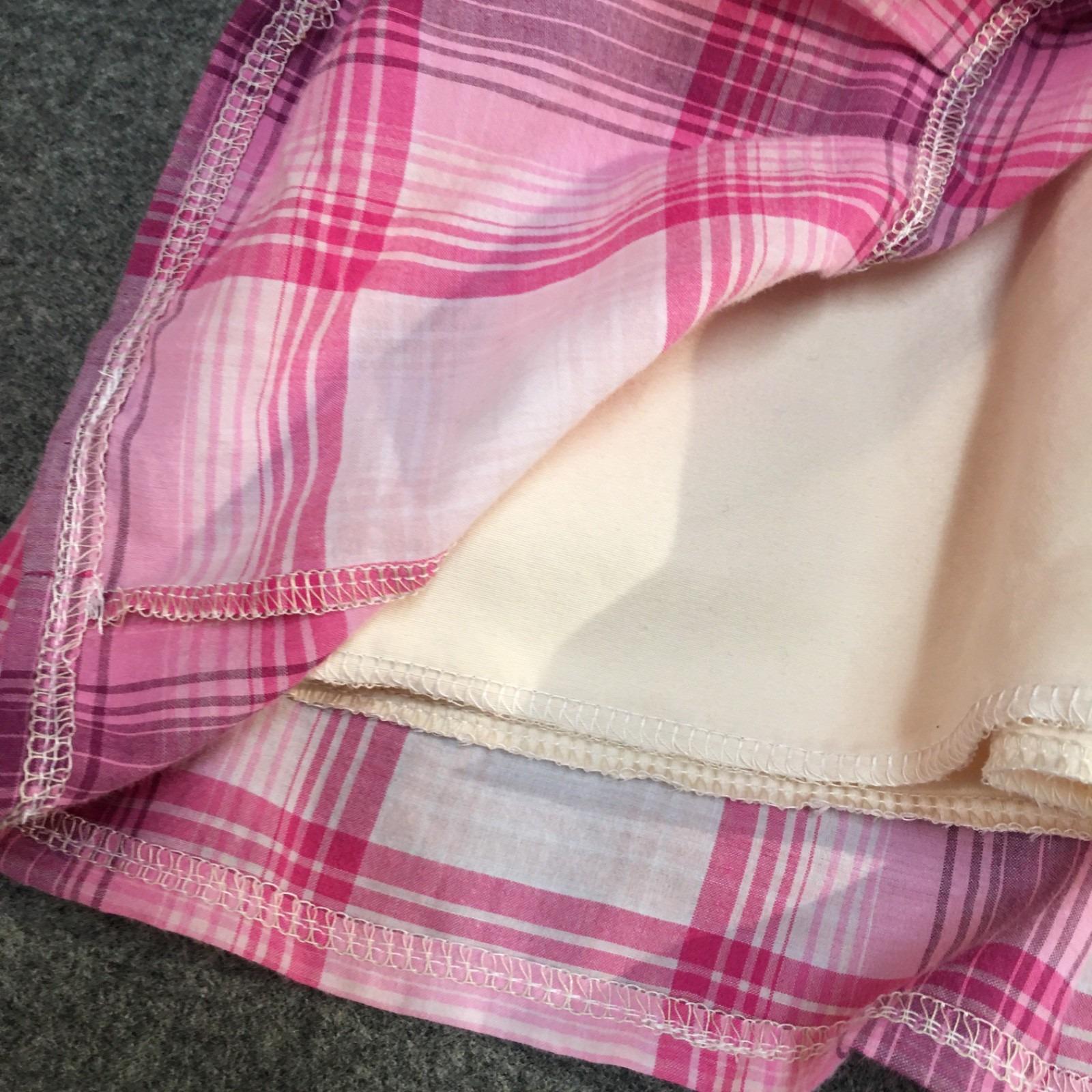 Maxi Cotton Plaid Skirt (4-5)