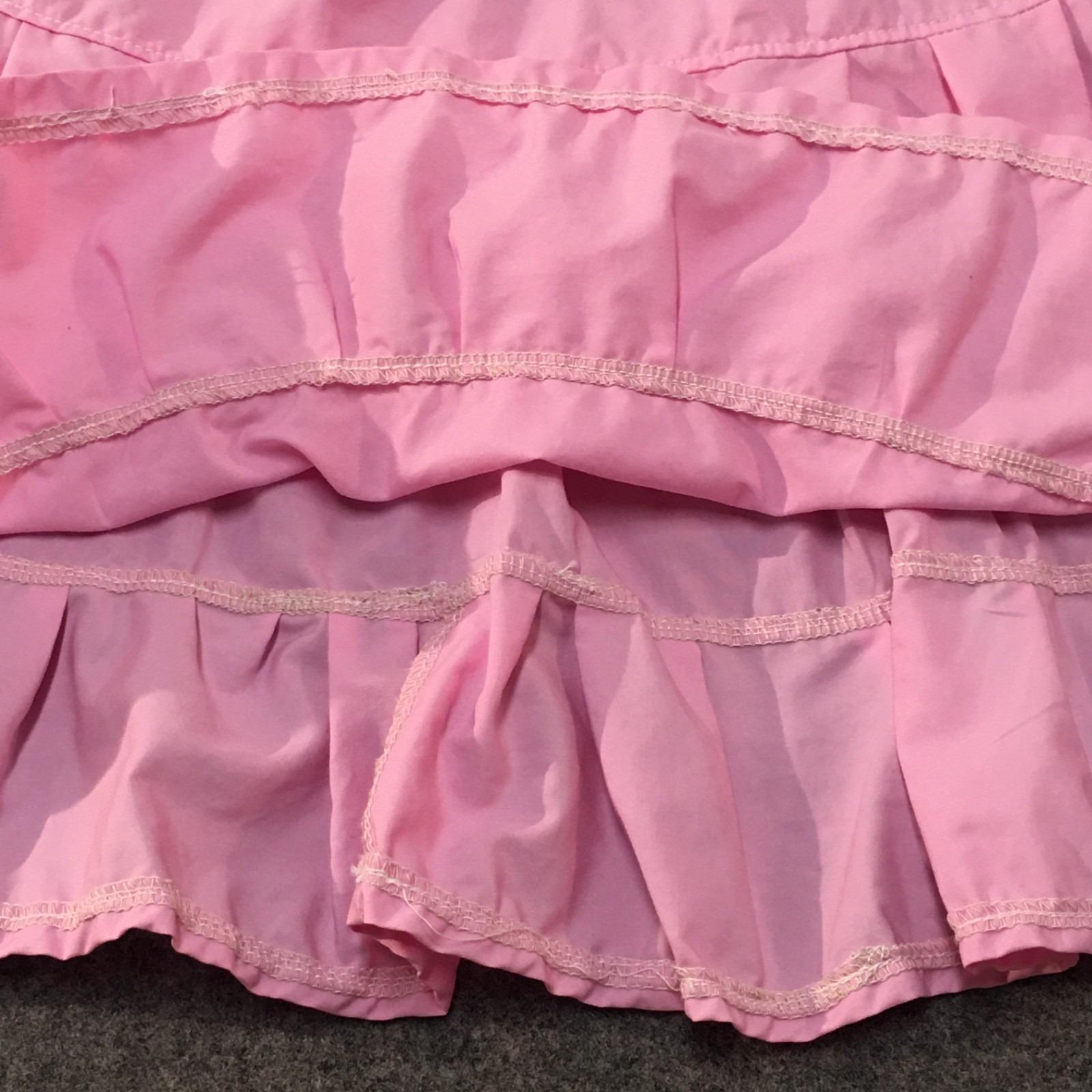 Midi Cotton Pink Skirt (2-3)