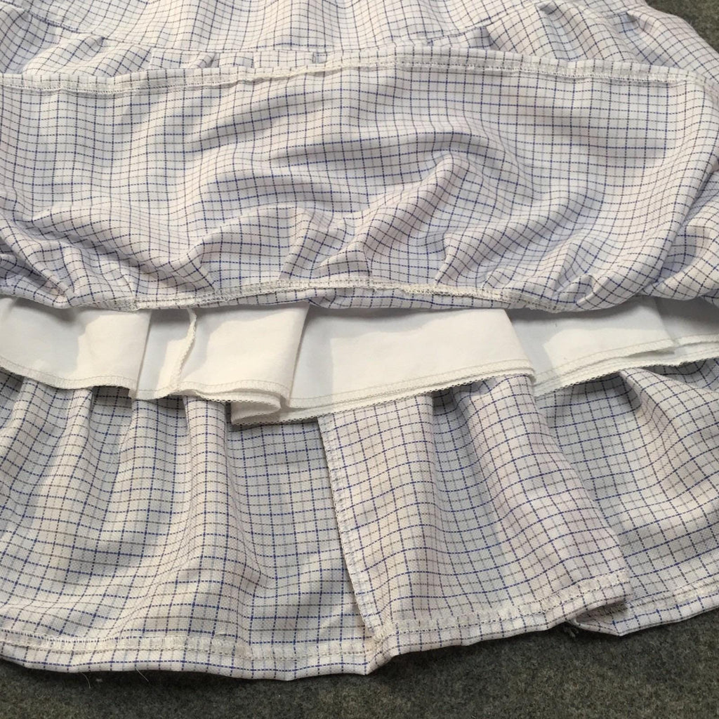 Maxi Cotton Checkered Skirt (6)