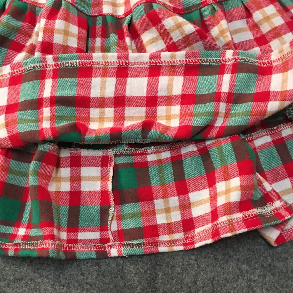 Maxi Flannel Plaid Skirt (4)