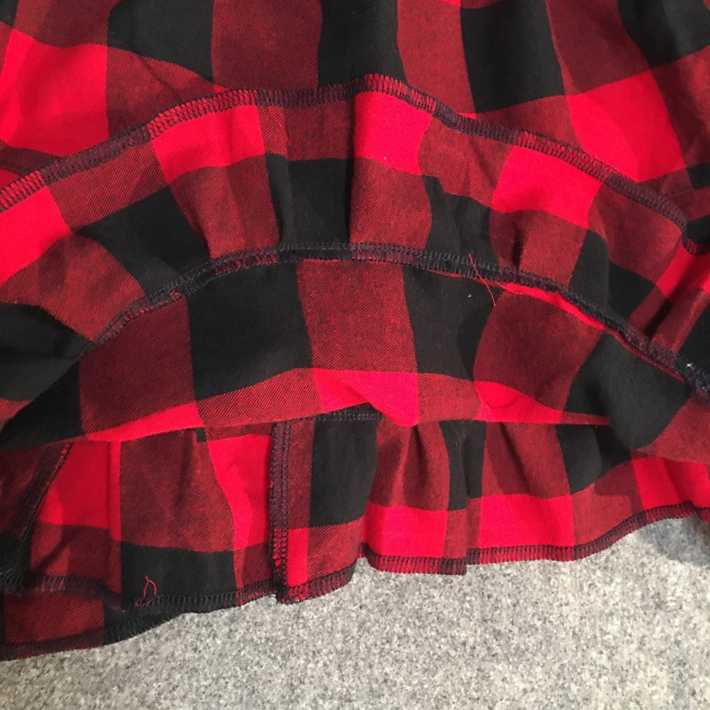 Maxi Flannel Checkered Skirt (2-3)