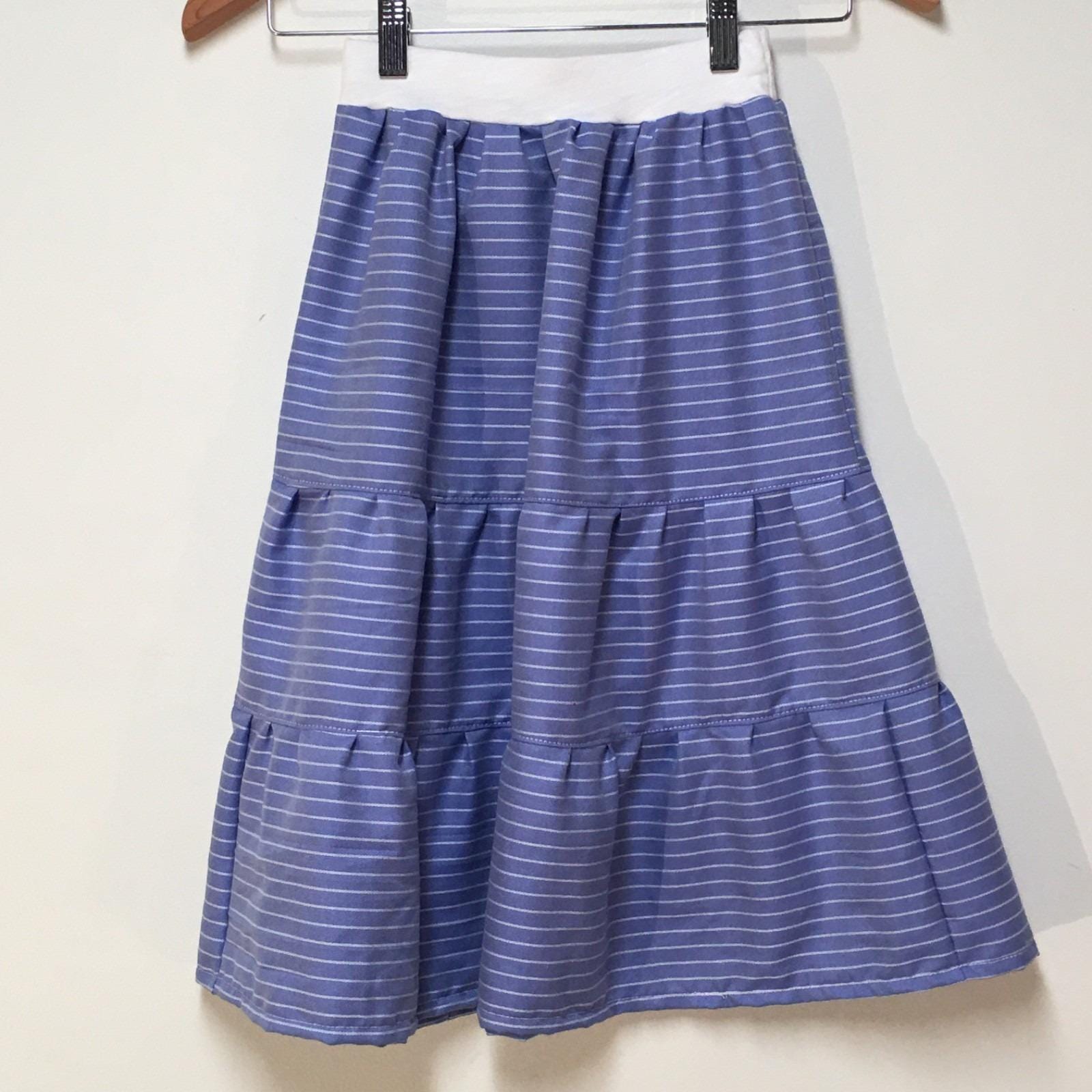 Maxi Cotton Striped Skirt (4-5)