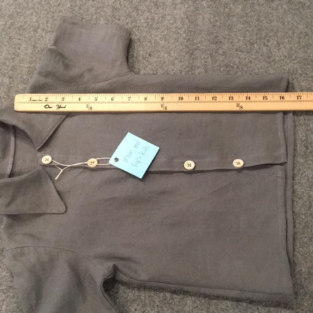 100% Linen Button Shirt Boys (4T)