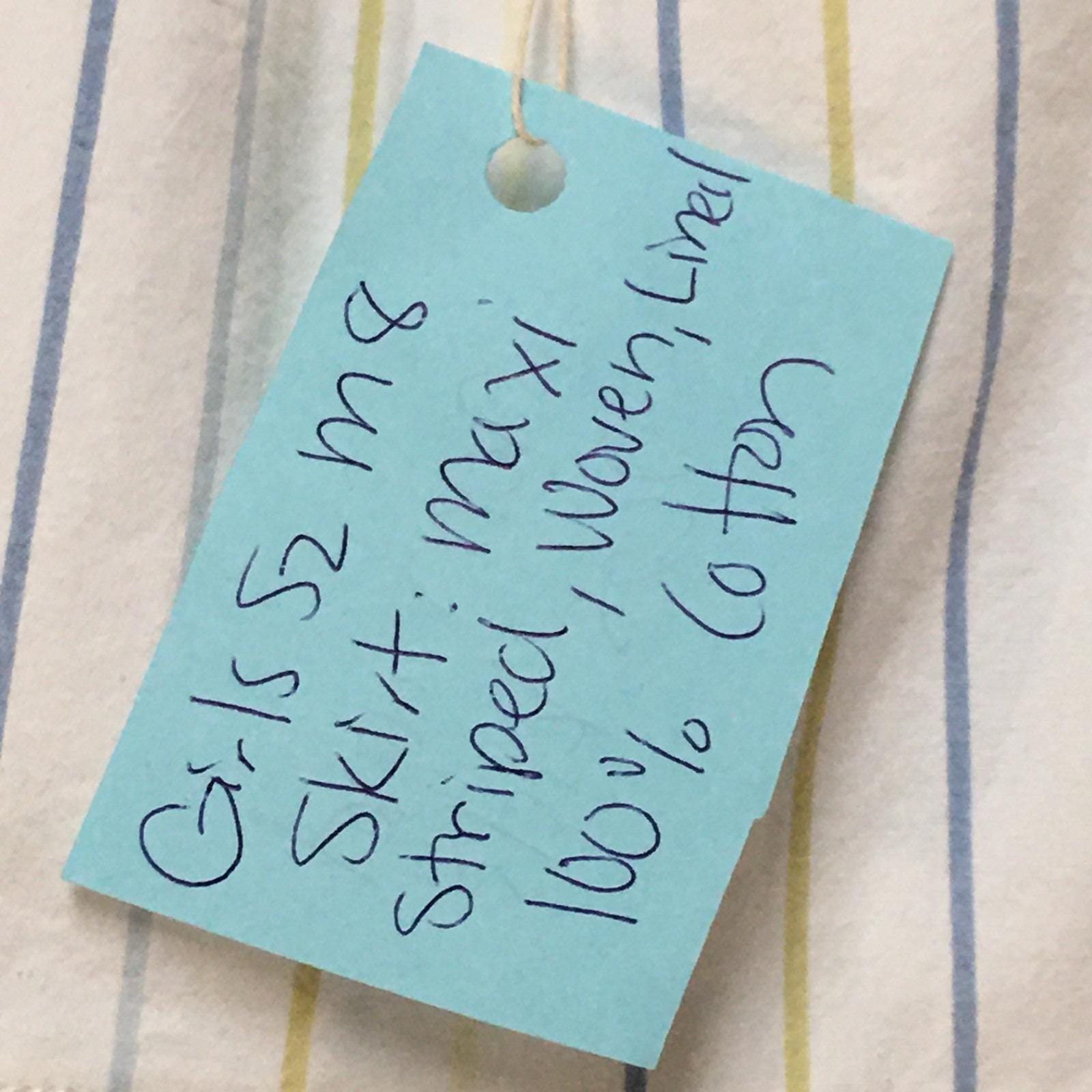 Maxi Cotton Striped Skirt (8)