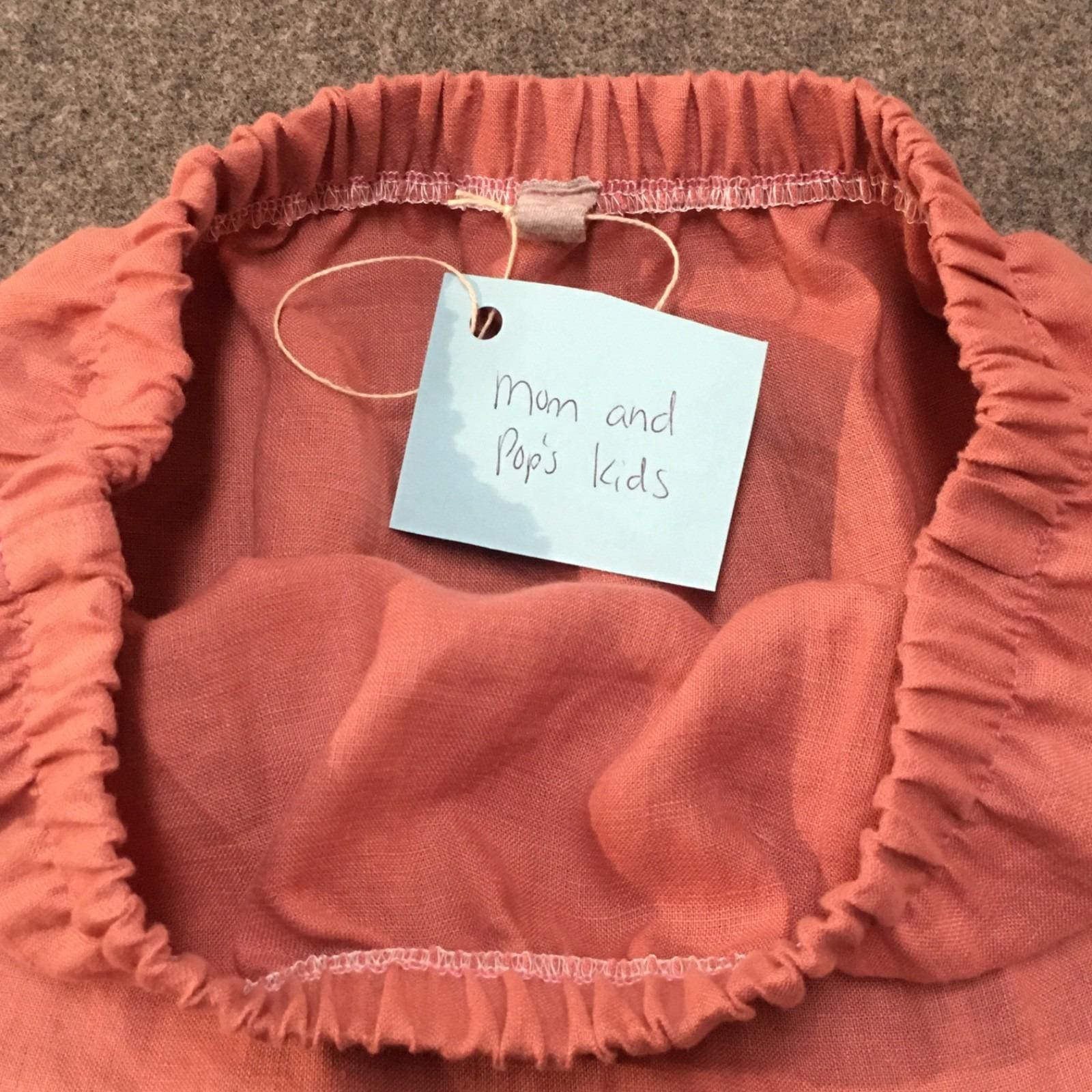 Maxi 100% Linen Pink Skirt (10-12)