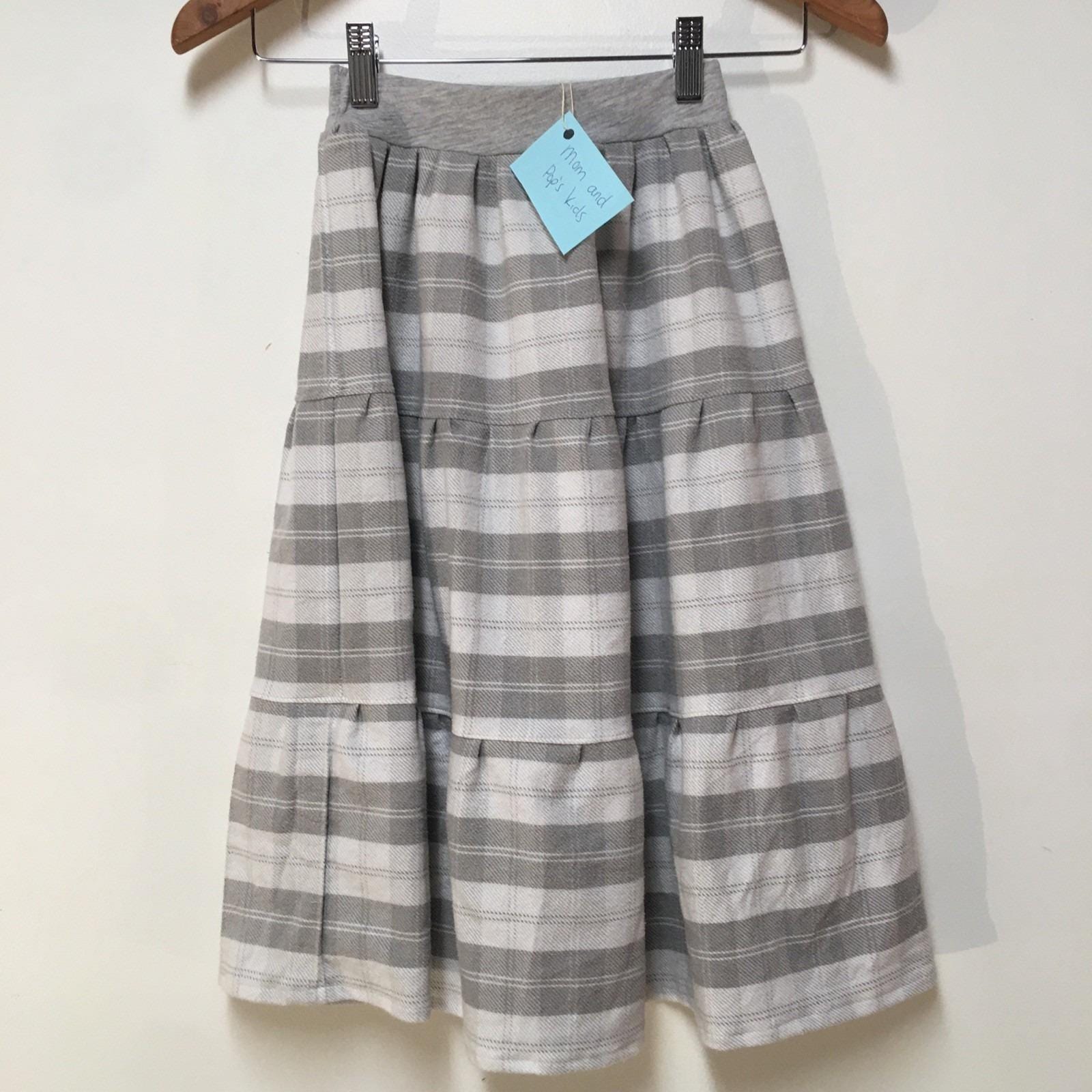 Maxi Flannel Plaid Skirt (6)