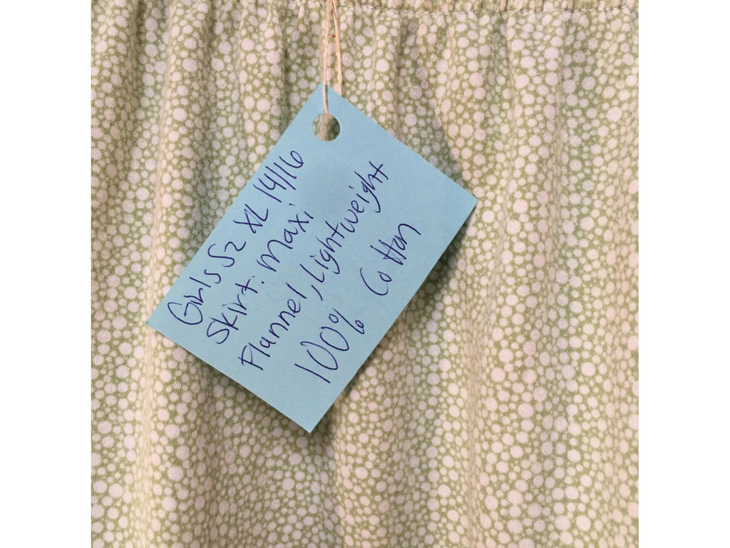 Maxi Flannel Polka Dot Skirt (14-16)