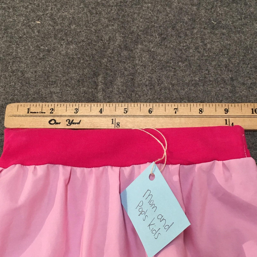 Midi Cotton Pink Skirt (2-3)