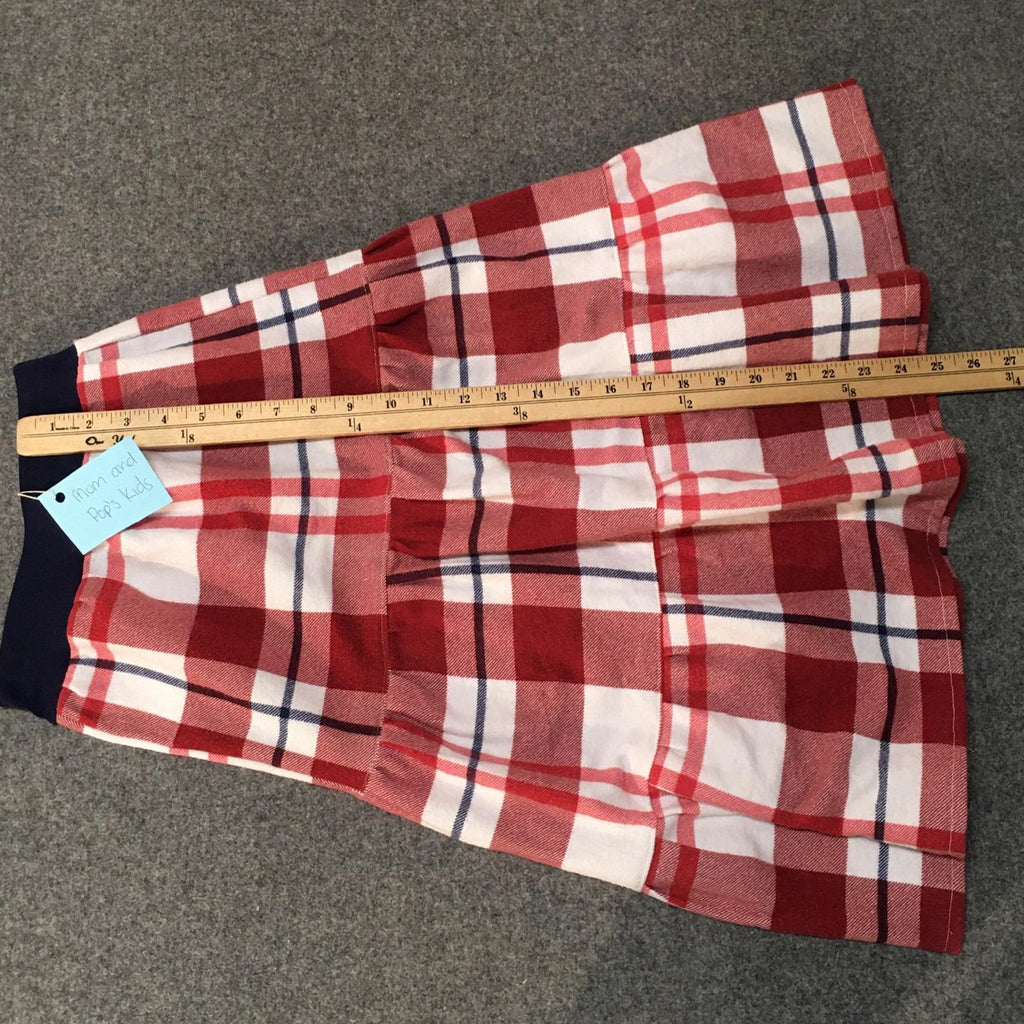 Maxi Flannel Plaid Skirt (6)