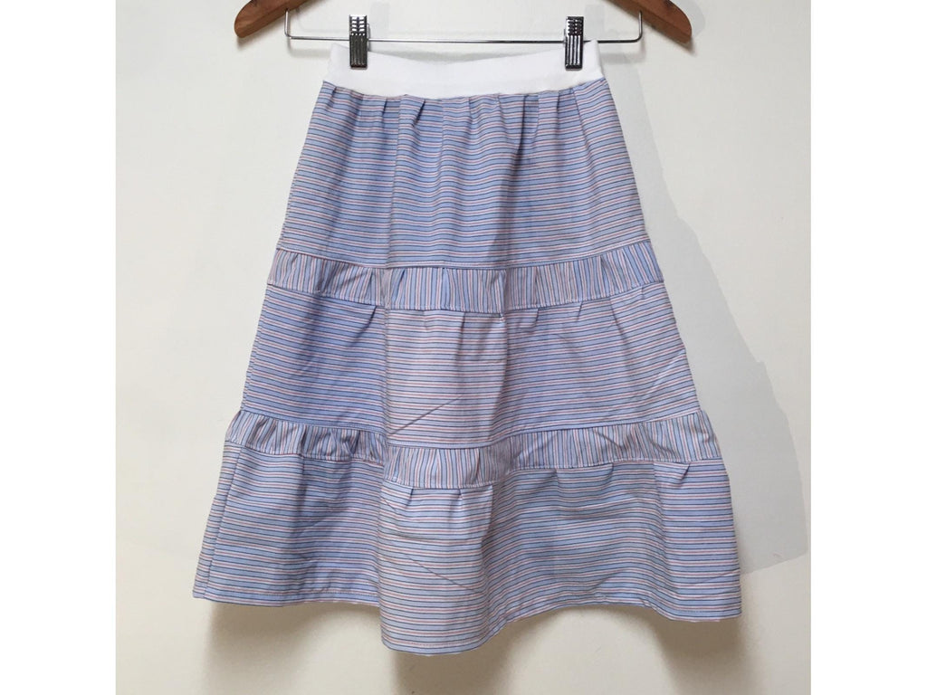 Maxi Cotton Striped Skirt (5)