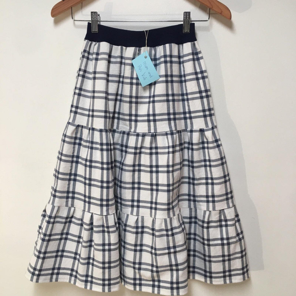 Maxi Flannel Plaid Skirt (8)