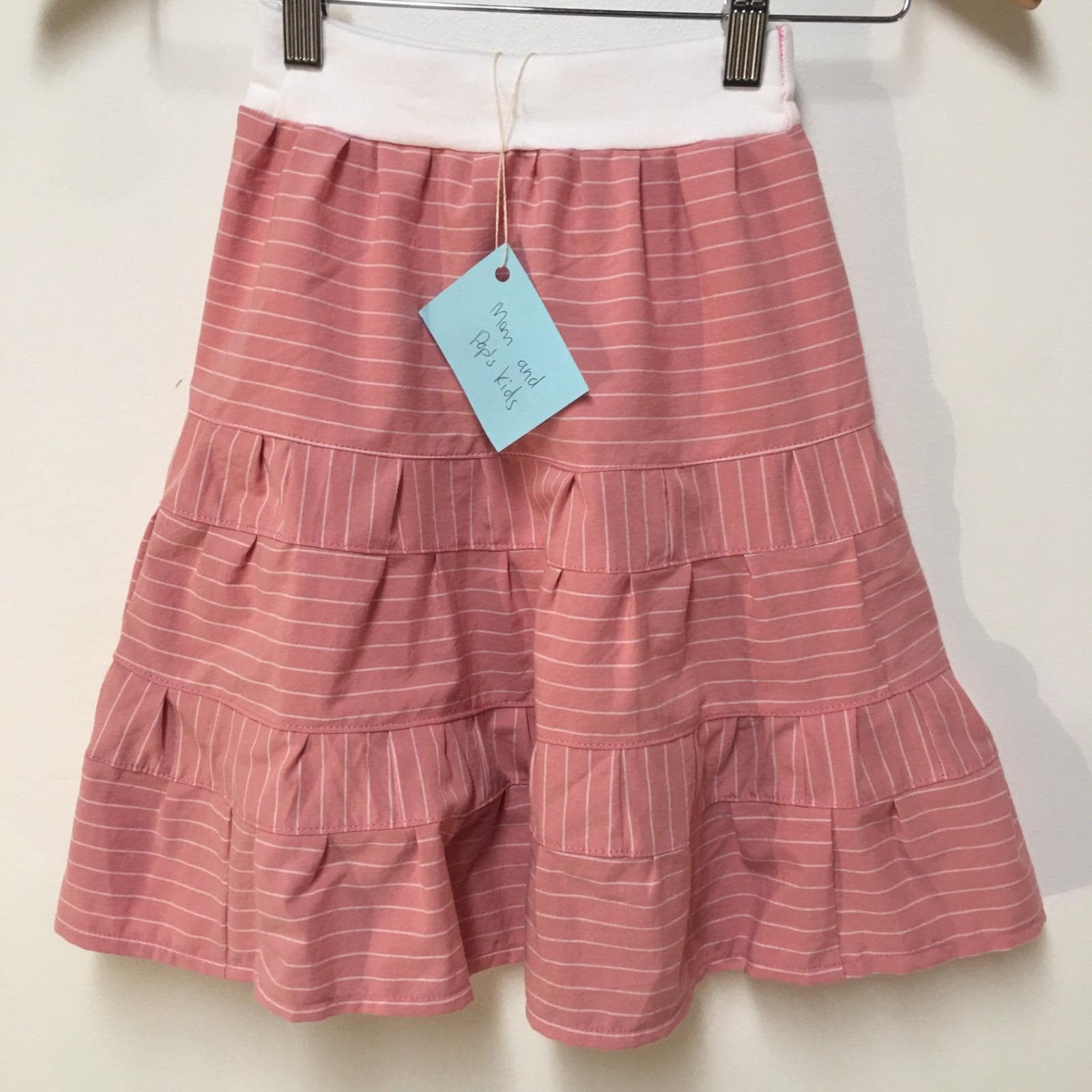 Midi Cotton Striped Skirt (2-3)