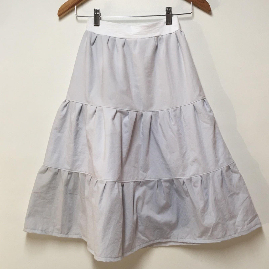 Maxi Cotton Gray Skirt (8)