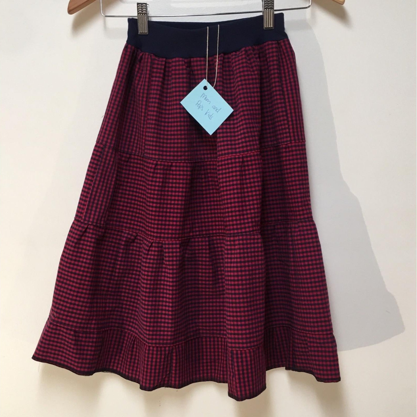 Maxi Cotton Checkered Skirt (6-7)