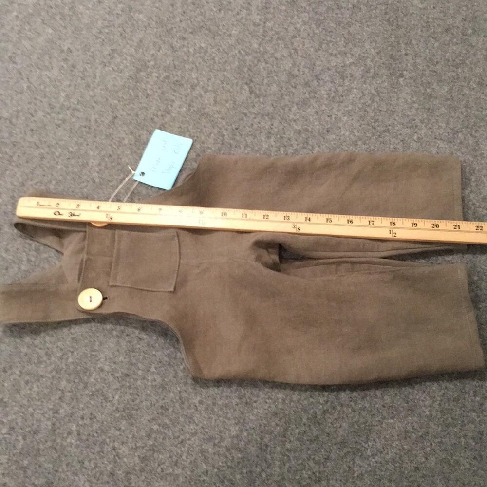 100% Linen Canvas Overalls (6M)