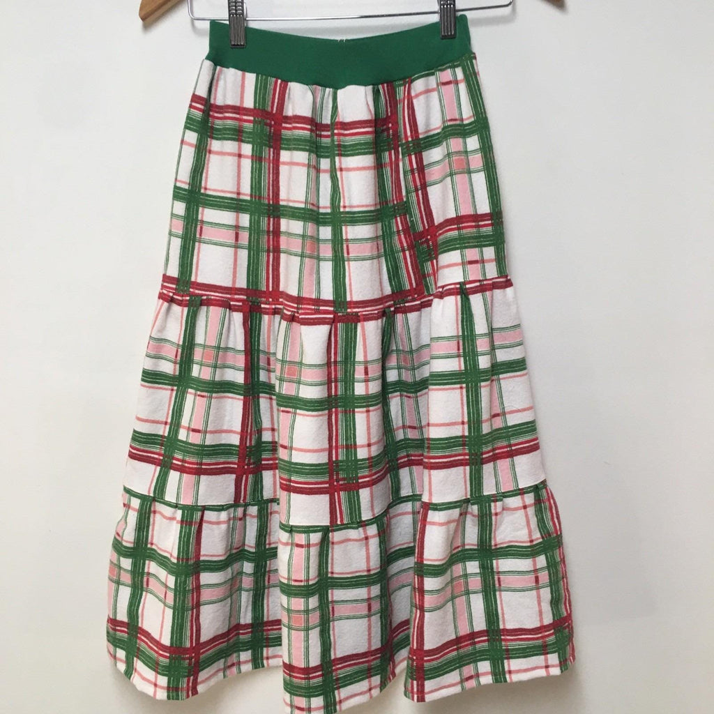 Maxi Flannel Plaid Skirt (10-12)