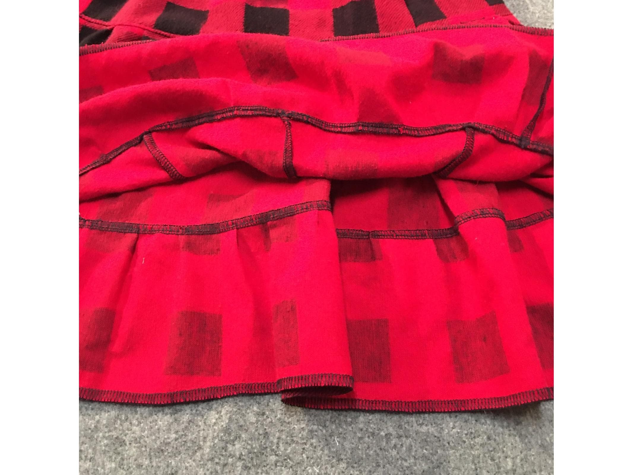 Maxi Flannel Checkered Skirt (3-4)