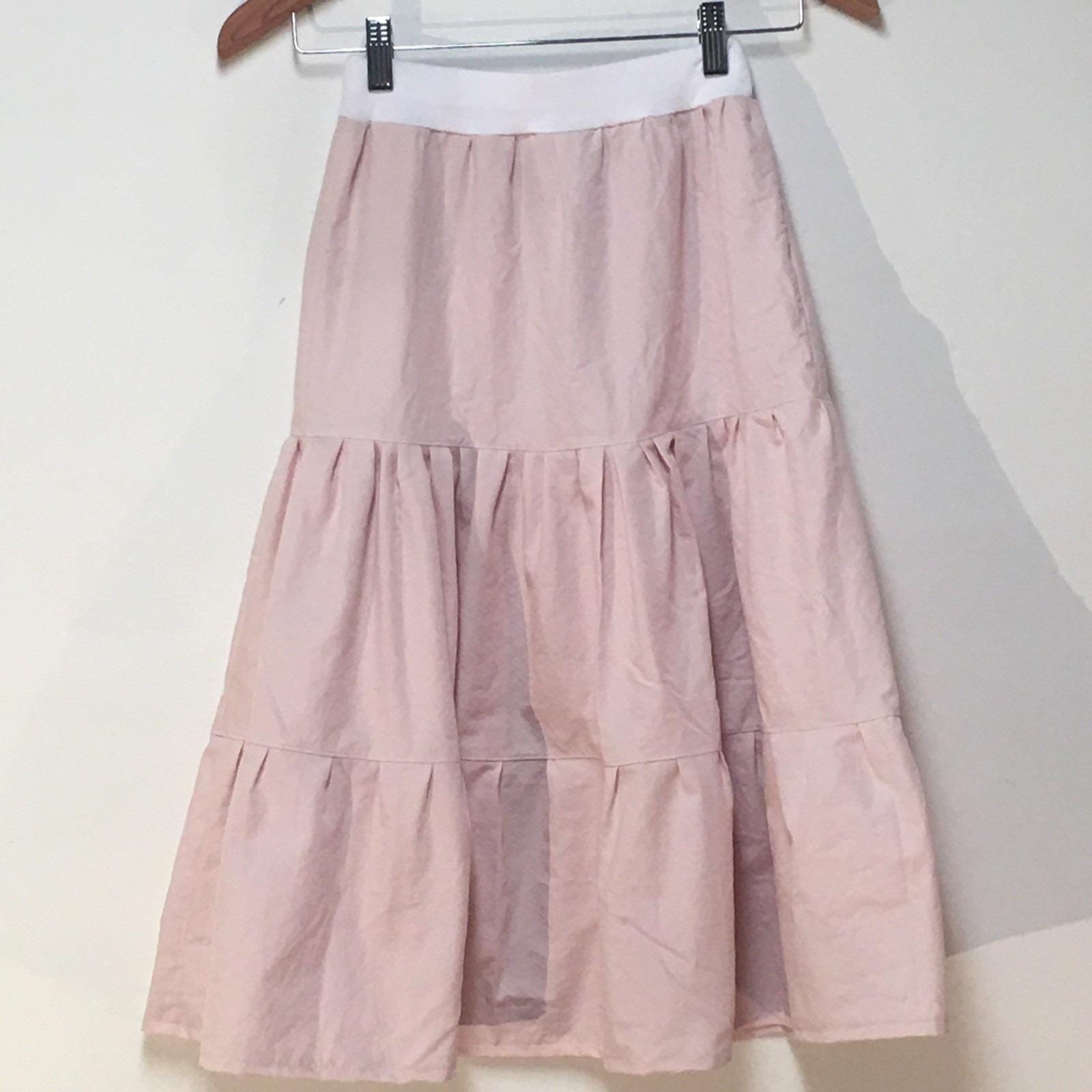 Maxi Cotton Pink Skirt (8)