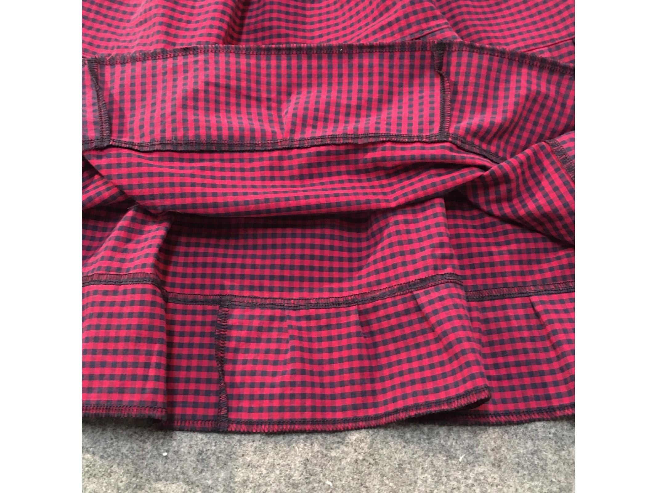 Maxi Cotton Checkered Skirt (6-7)