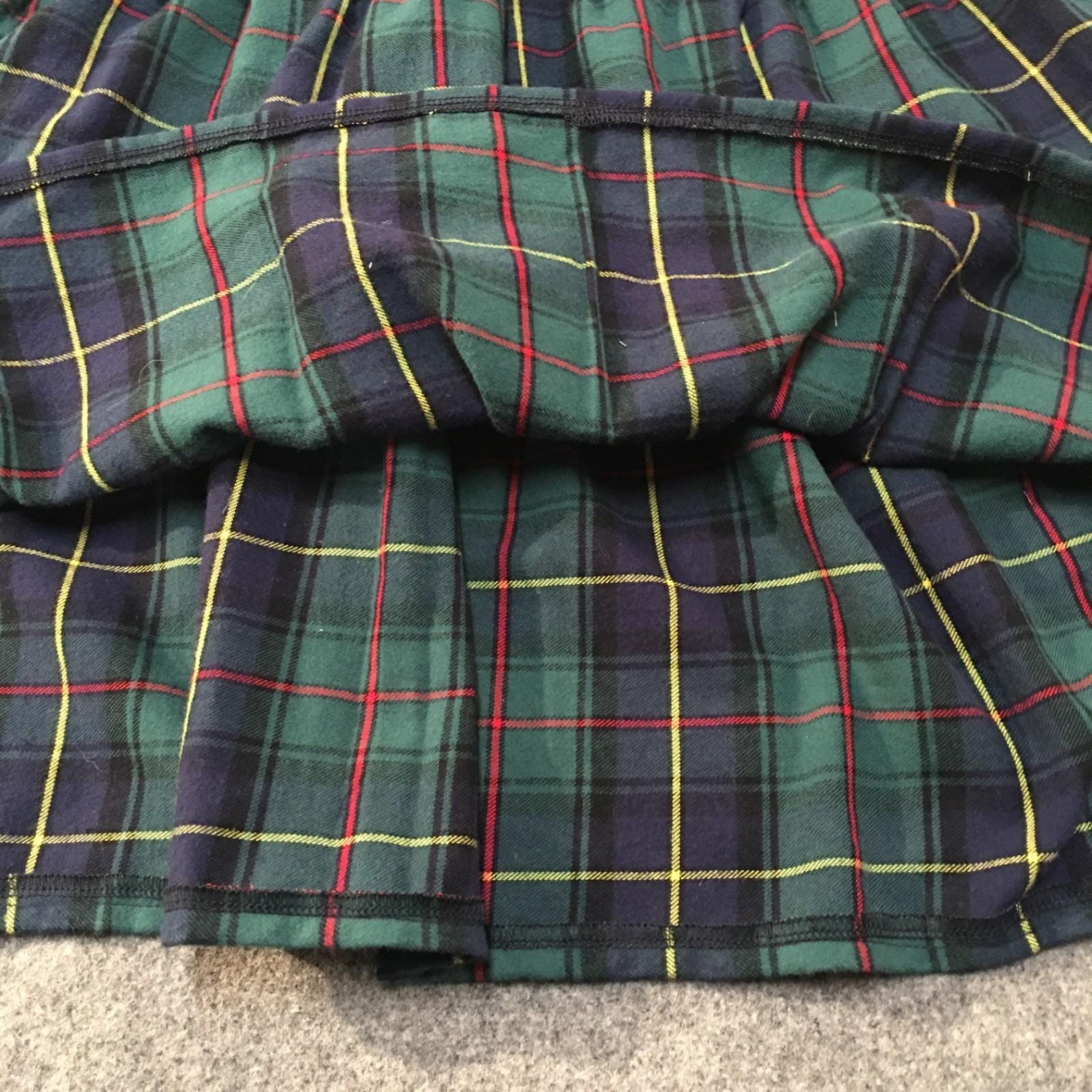 Maxi Flannel Plaid Skirt (5-6)