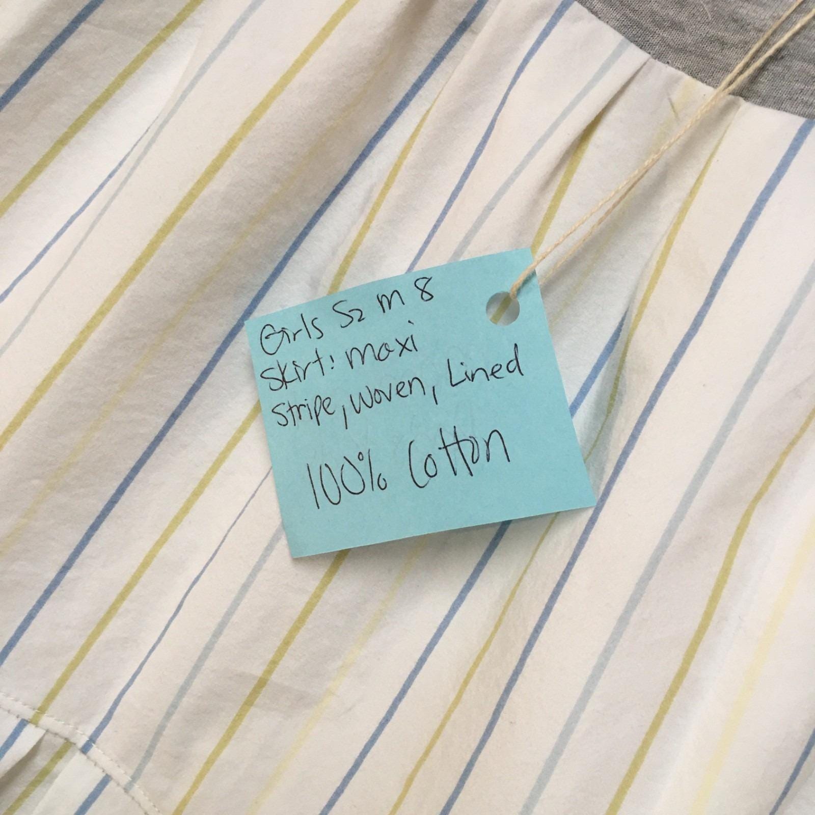 Maxi Cotton Striped Skirt (8)