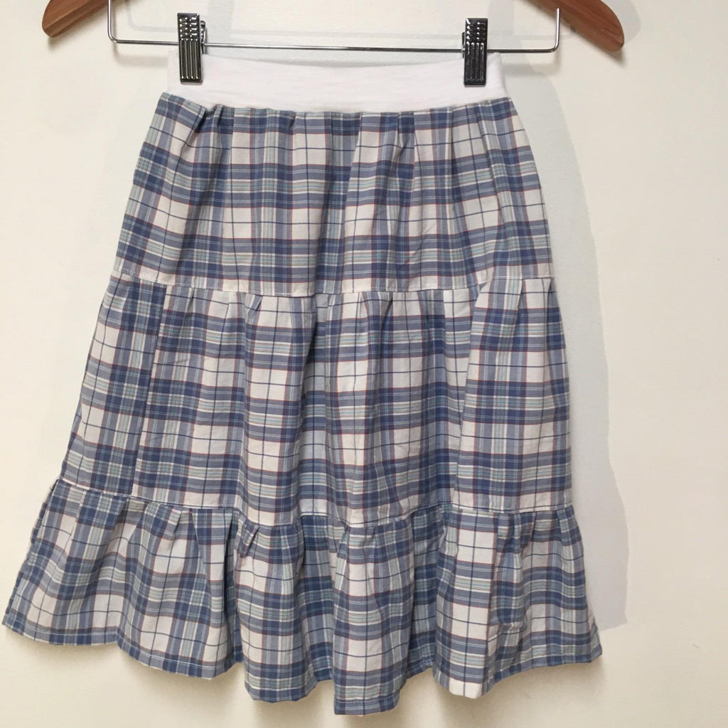 Maxi Cotton Plaid Skirt (2-3)