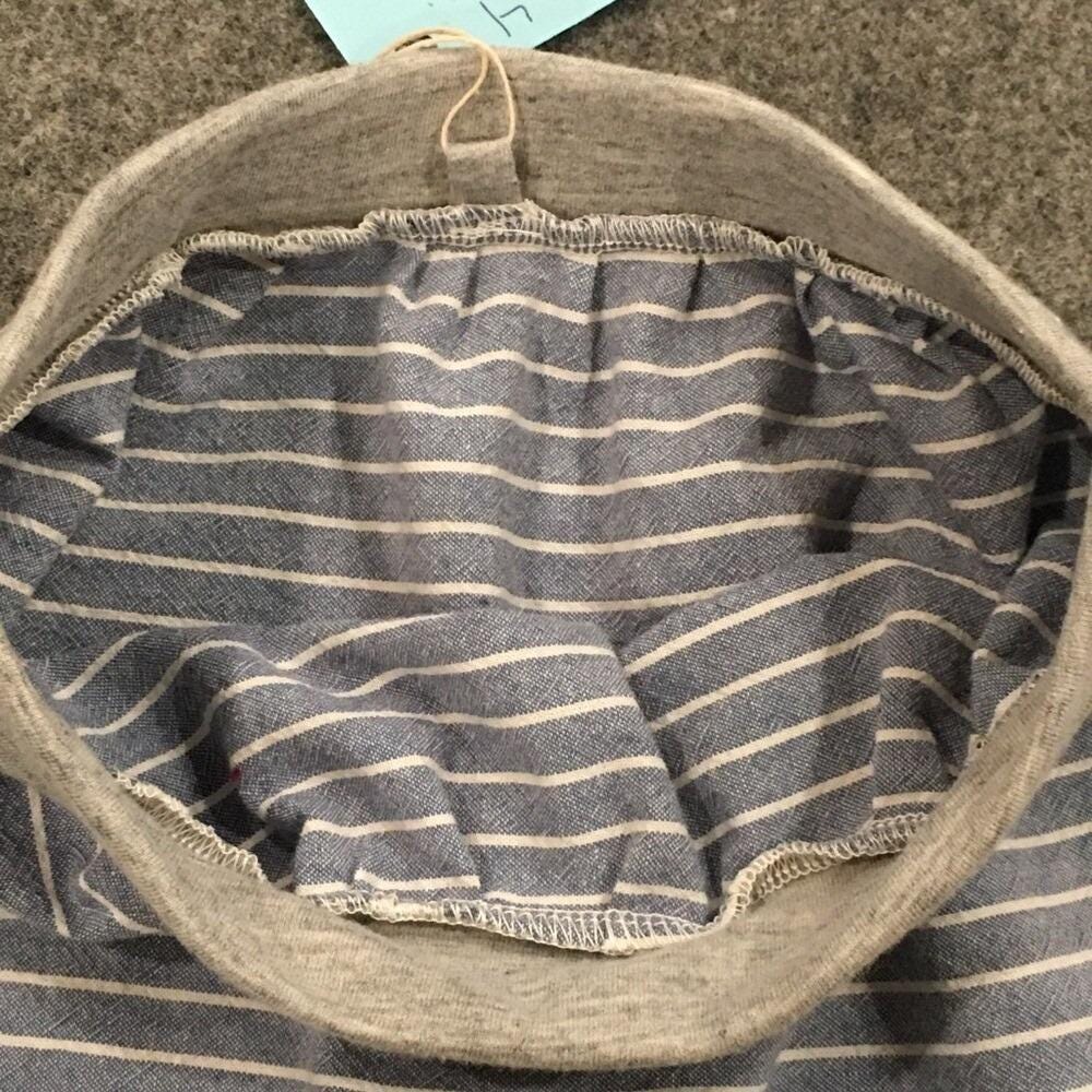 Midi Cotton Striped Skirt (4)