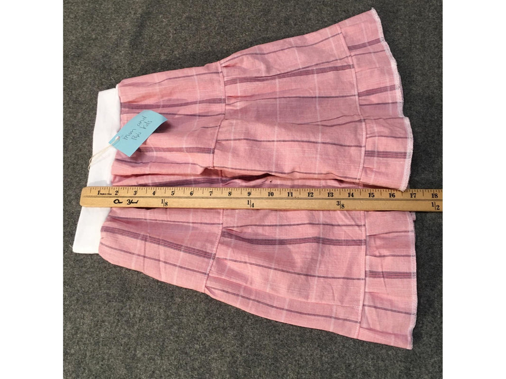 Midi Cotton Plaid Skirt (2-3)