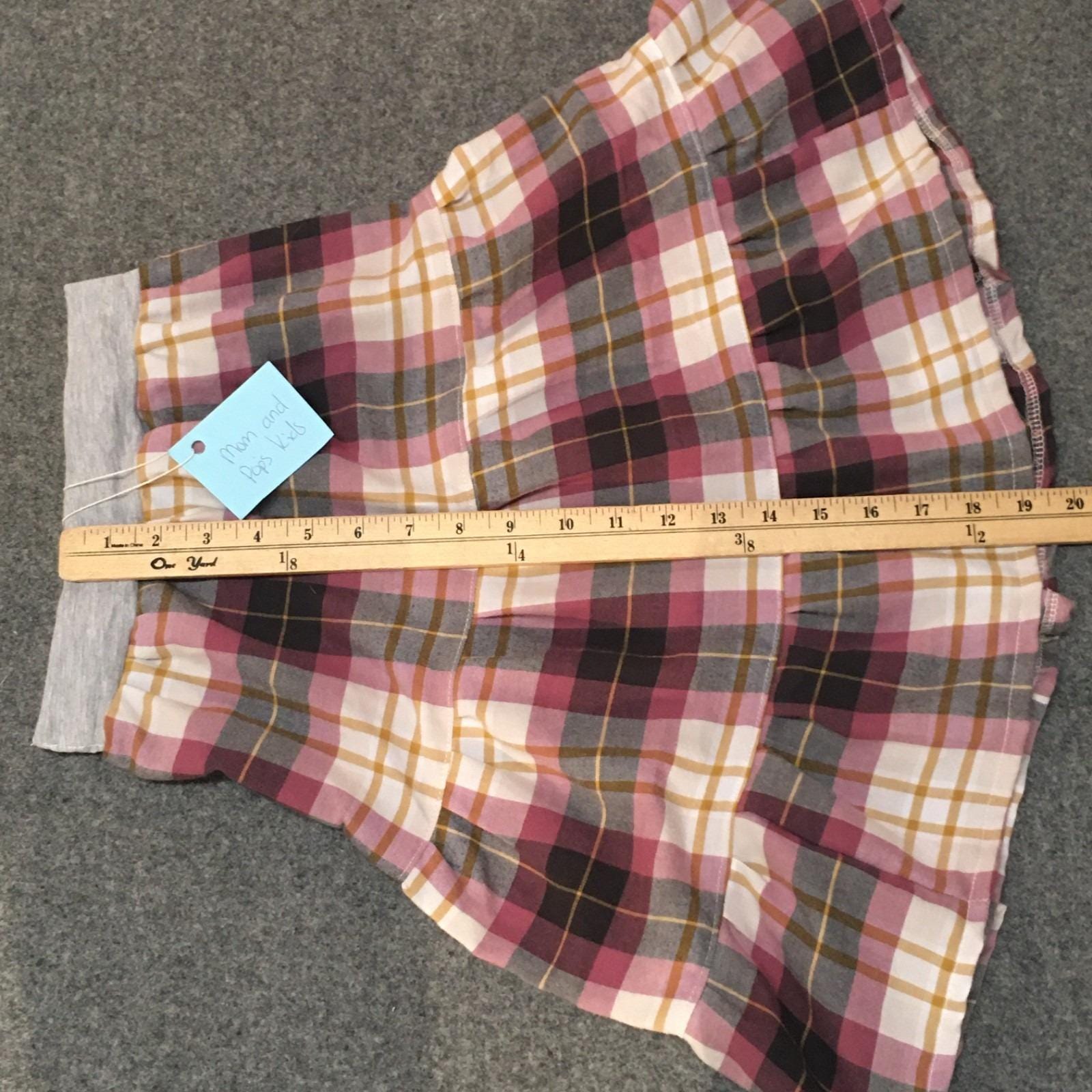 Midi Flannel Plaid Skirt (2-3)