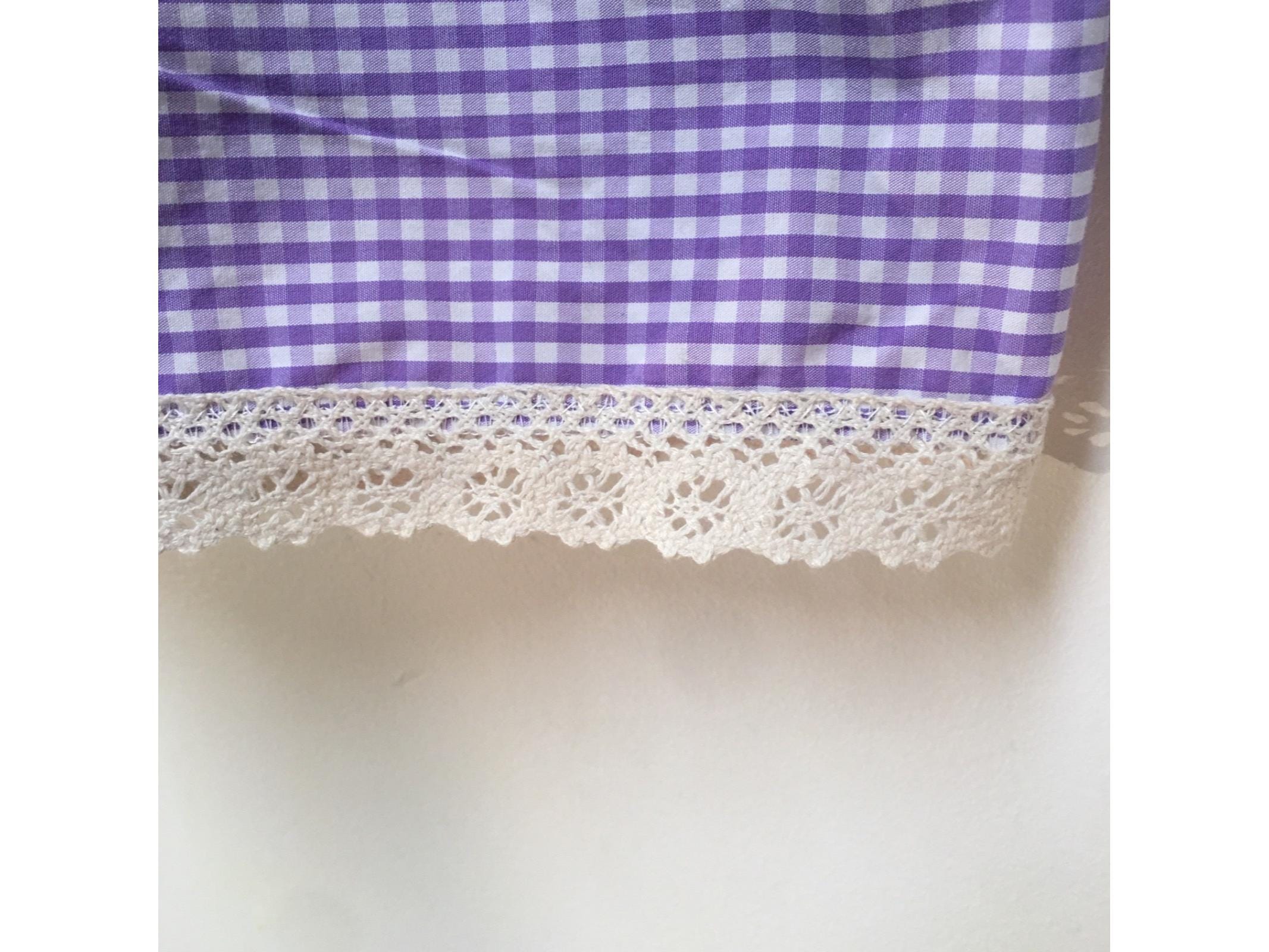 Maxi Cotton Checkered Skirt (4)