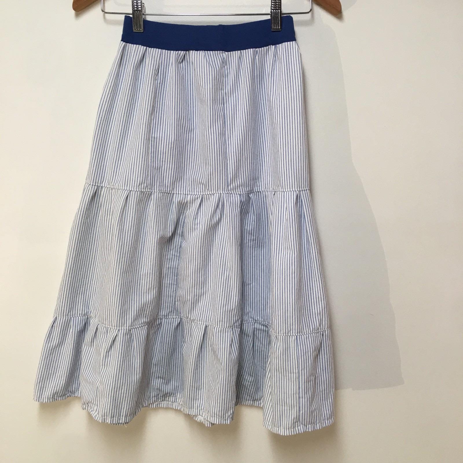 Maxi Cotton Striped Skirt (8)