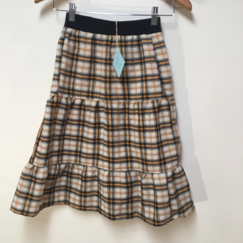 Maxi Flannel Plaid Skirt (5-6)