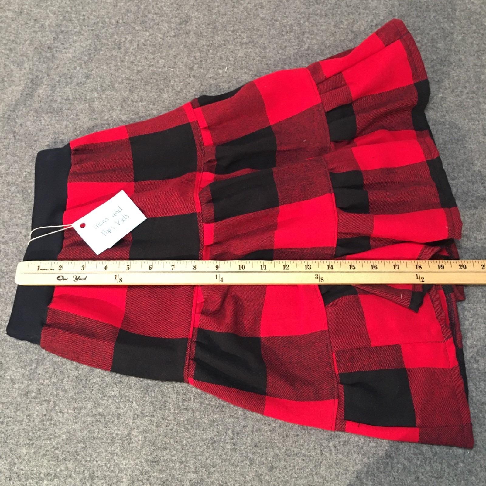 Maxi Flannel Checkered Skirt (2-3)